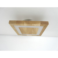 thumb-kleine LED Deckenleuchte Holz Eiche  20 x 20 cm-4