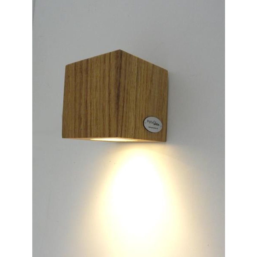 Led Wandleuchte Miny Spot Eiche-5