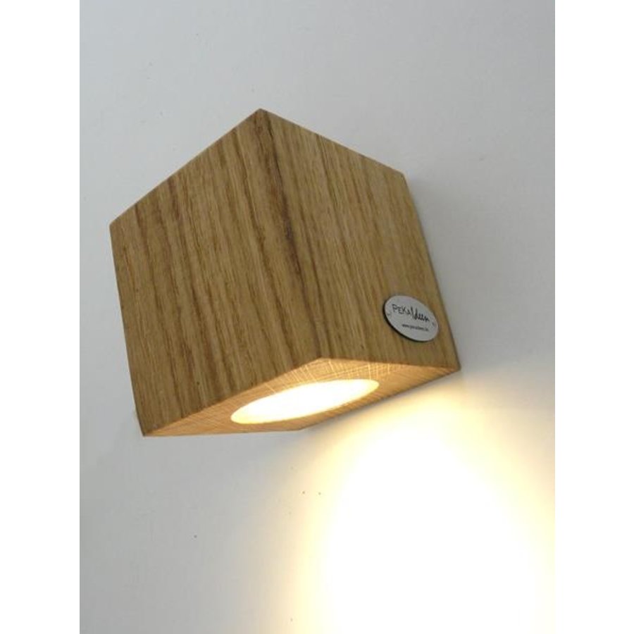 Led Wandleuchte Miny Spot Eiche-5