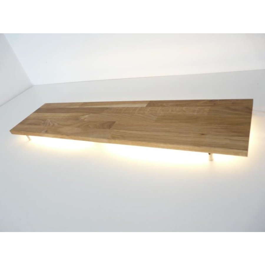 Wandleuchte 200 cm Eiche mit indirekter Beleuchtung-3