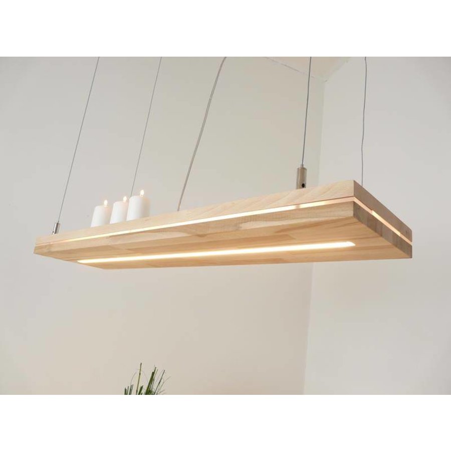 Hängelampe "Sandwich" Buche 100 cm-1