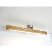 thumb-Deckenleuchte Holzlampe  Holz Eiche geölt-2
