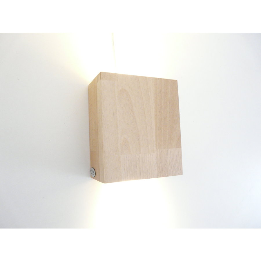 Wandleuchte Holz Buche-5