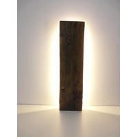 thumb-Led Wandlampe aus antiken Holz-4