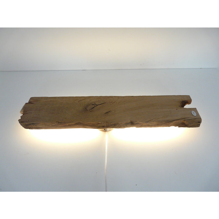 Led Wandlampe aus antiken Holz-4
