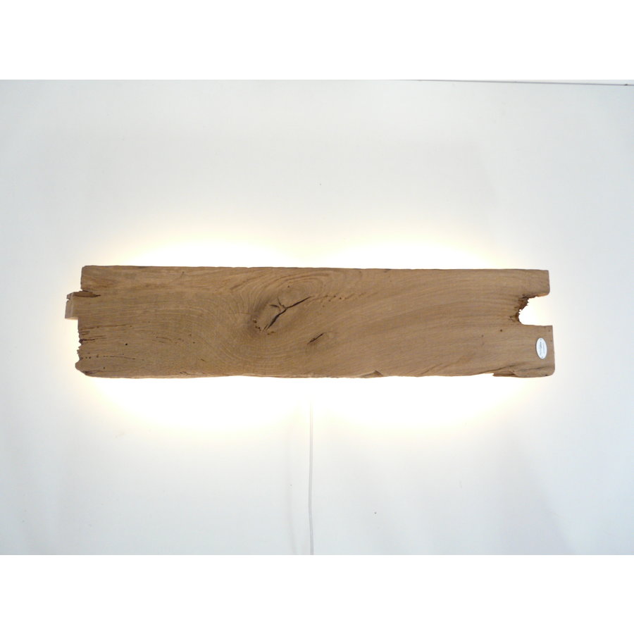 Led Wandlampe aus antiken Holz-6