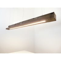 thumb-LED Lampe Hängeleuchte Holz antik Balkenleuchte-2