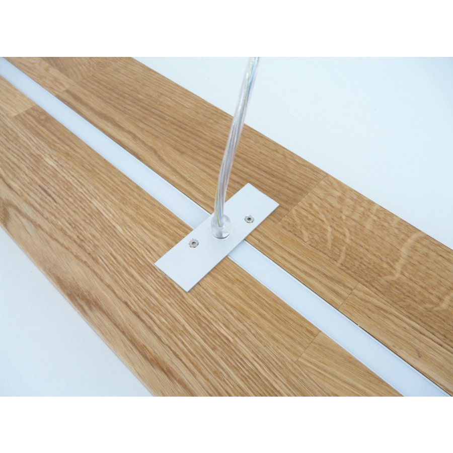 Hängelampe Holz Eiche geölt mit Ober und Unterlicht-7