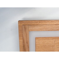 thumb-Deckenleuchte Holz Eiche geölt  39 cm x 39 cm preisreduziert-9