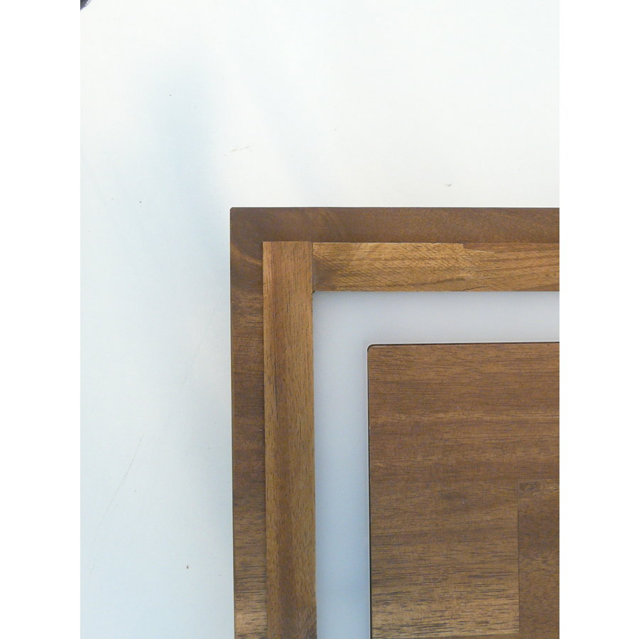 Deckenleuchte Holz akazief.  20 x 20 cm   mit indirektem Licht-8