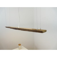 LED Lampe Hängeleuchte Ober/Unterlicht Holz antik Balken