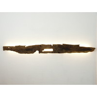 thumb-einzigartige dekorative Led Wandlampe aus antiken Holz-1