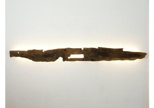  einzigartige dekorative Led Wandlampe aus antikem Holz 