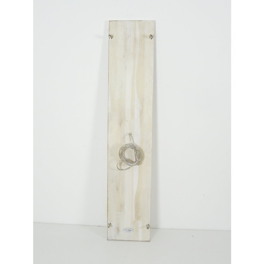 Shabby chic Holz Leuchte 120 cm-9