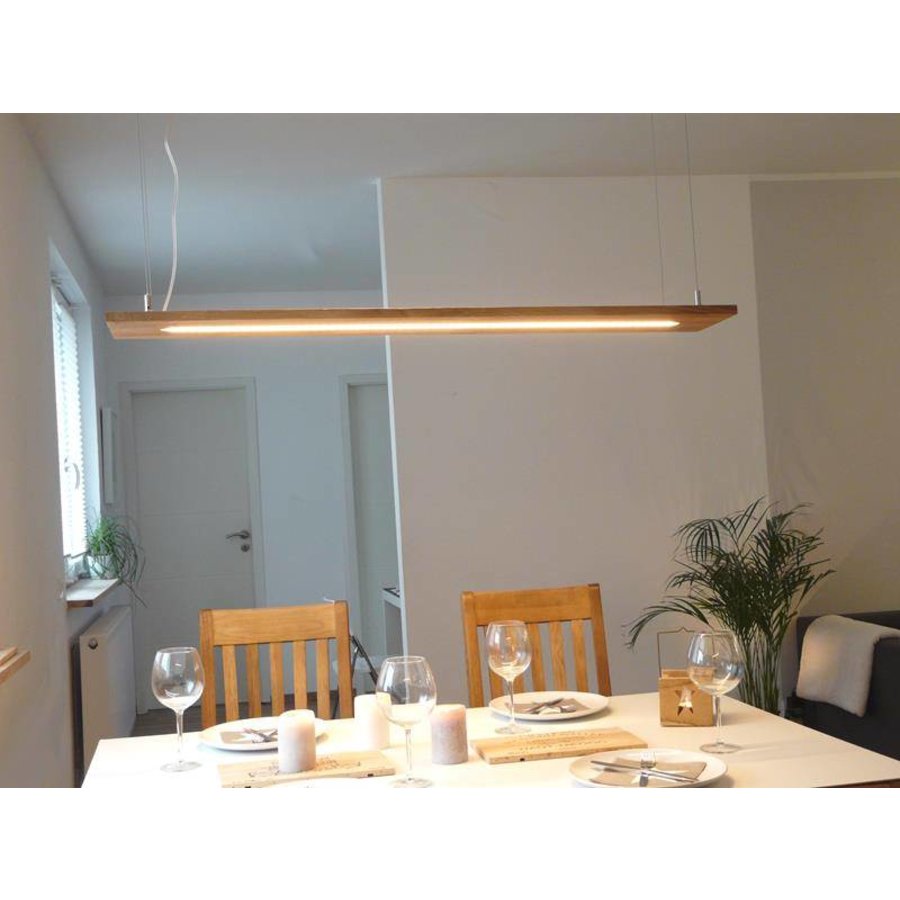 Leuchte 160 cm Akazienholz-4