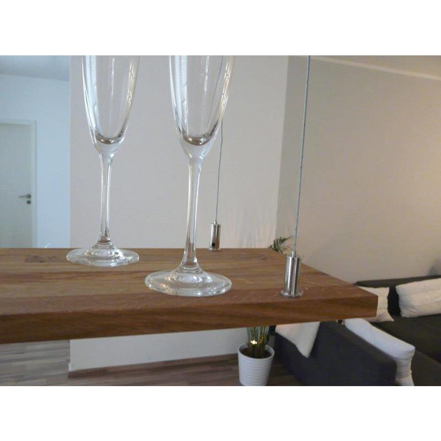 Leuchte 160 cm Akazienholz-8