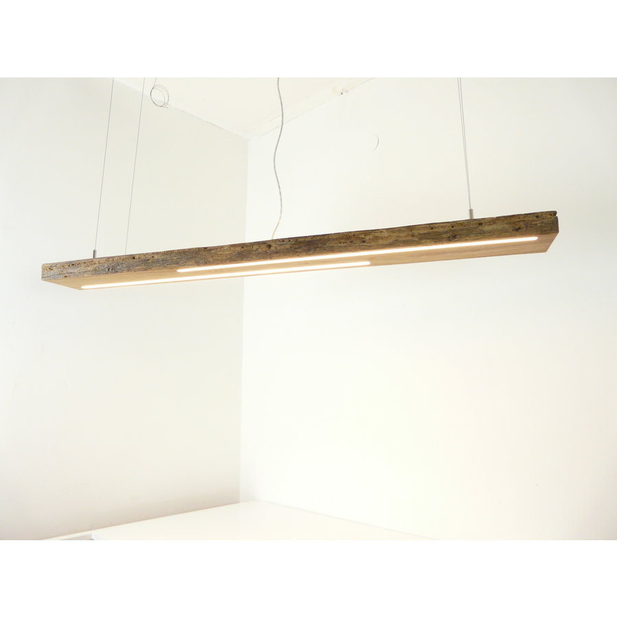 LED Lampe Hängeleuchte Holz antik Balken-1