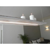 thumb-Shabby chic Holz Leuchte 160 cm-3