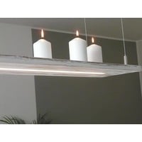 thumb-Shabby chic Holz Leuchte 160 cm-5