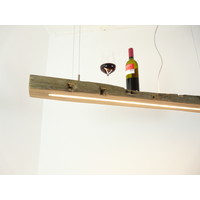 thumb-rustikale hochwertige LED Lampe Hängeleuchte Antikbalken Holz Eiche-3
