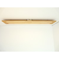 thumb-Neu - Deckenleuchte Holz Buche 120 cm mit indirektem Licht-7