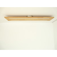 thumb-Neu - Deckenleuchte Holz Buche 100 cm mit indirektem Licht-7