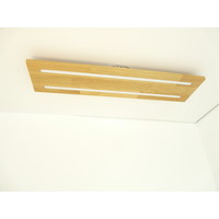 thumb-Neu - Deckenleuchte Holz Eiche 80 cm mit indirektem Licht-5