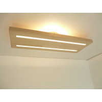 thumb-Deckenleuchte Holz Buche 54 cm mit indirektem Licht-1