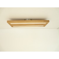 thumb-Deckenleuchte Holz Eiche 54 cm mit indirektem Licht-4
