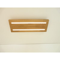 thumb-Deckenleuchte Holz Eiche 54 cm mit indirektem Licht-6