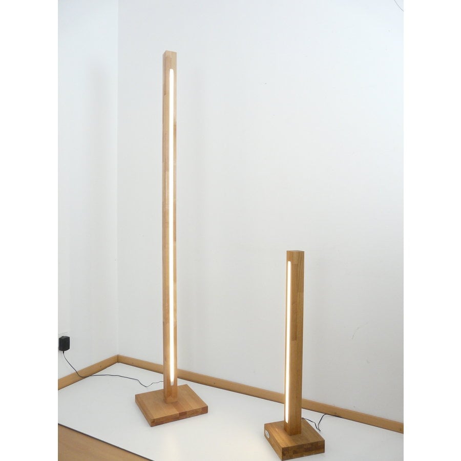 Tischleuchte Holz Eiche 120 cm-5