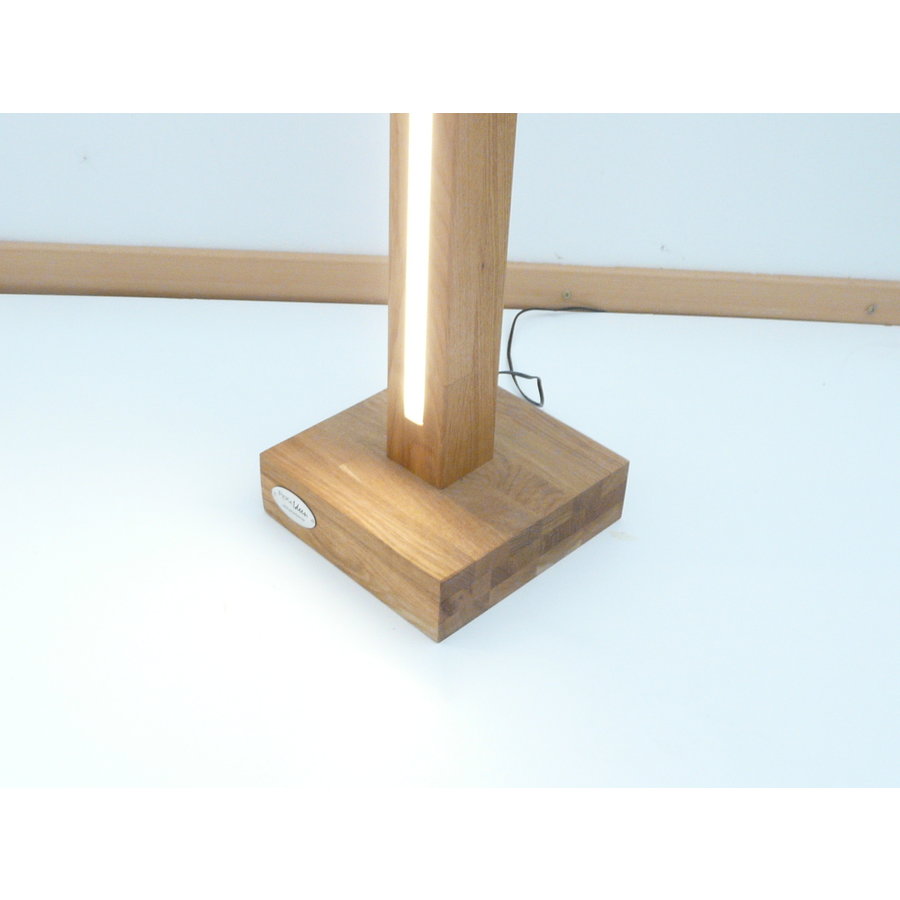 Tischleuchte Holz Eiche 120 cm-4
