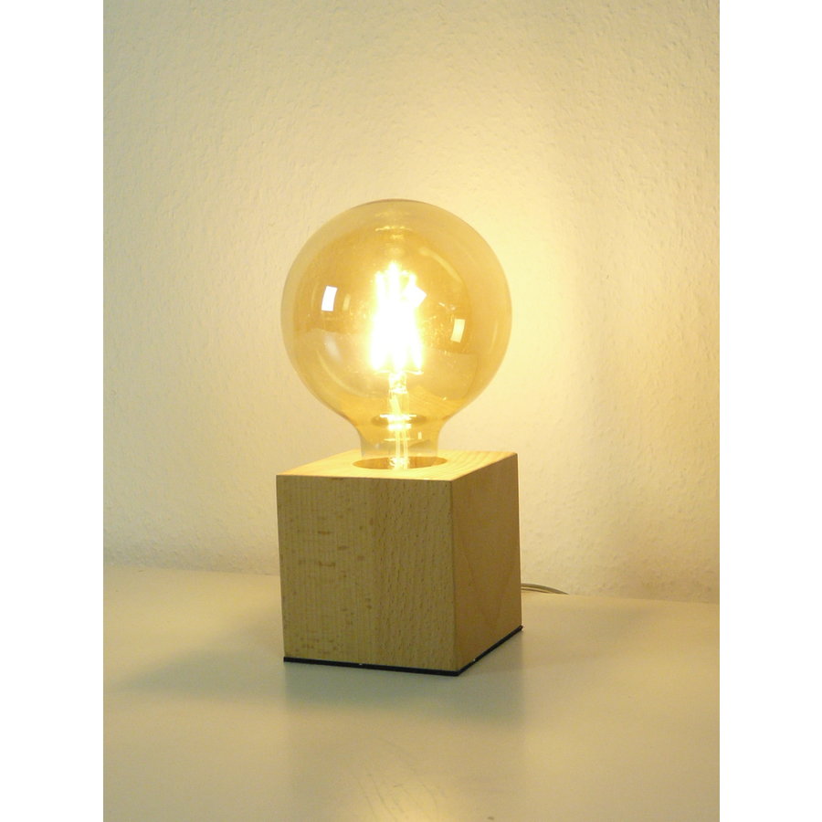 Tischlampe Buche Holz-4