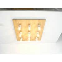 thumb-Deckenlamp modernes  Eichenholz preisreduziert-5