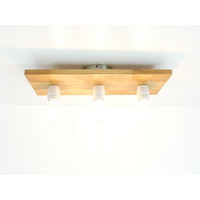 thumb-Deckenlampe aus modernem  Eichenholz  reduziert-2