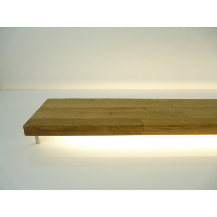 Led Wandleuchte Eiche mit indirekter Beleuchtung-6