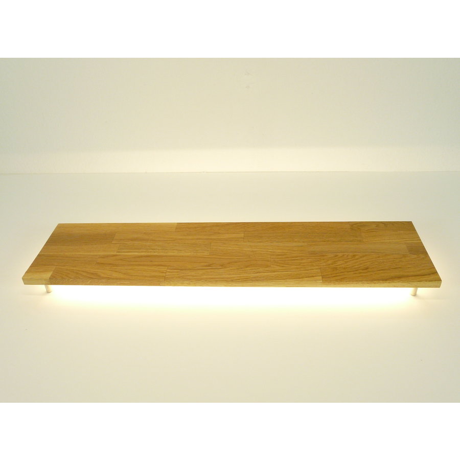 Wandleuchte 200 cm Eiche mit indirekter Beleuchtung-6