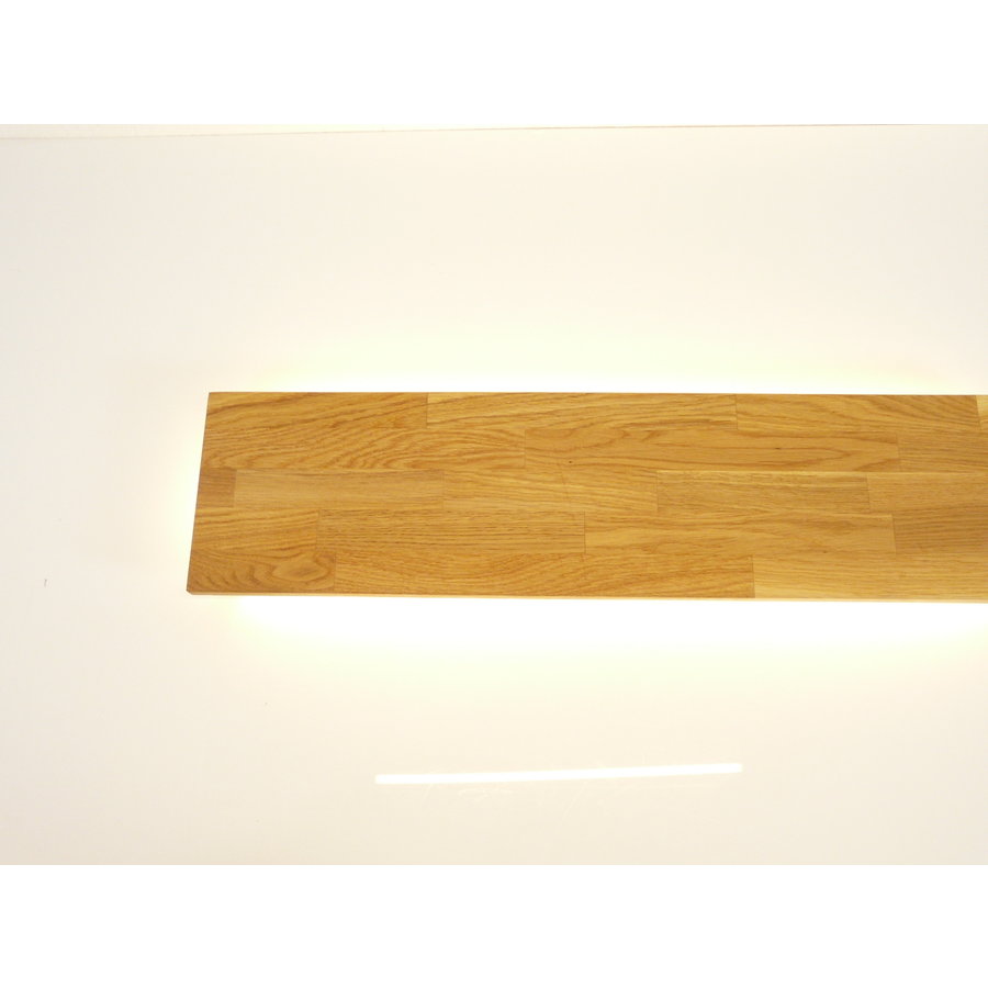 Wandleuchte 200 cm Eiche mit indirekter Beleuchtung-7