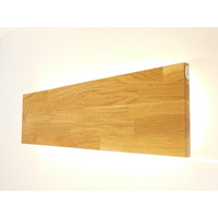 thumb-Wandleuchte 200 cm Eiche mit indirekter Beleuchtung-1