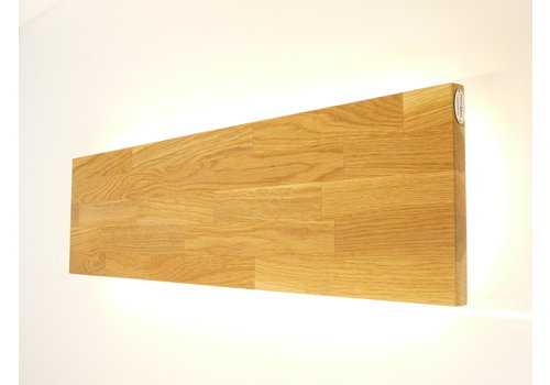  Wandleuchte 200 cm Eiche mit indirekter Beleuchtung 