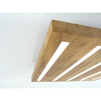 neu - Deckenleuchte Holz Eiche geölt  39 x 39 cm