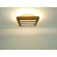 thumb-Deckenlampe Eiche mit ind. Licht preisreduziert-1