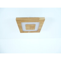 thumb-kleine LED Deckenleuchte Holz Eiche  20 x 20 cm-8