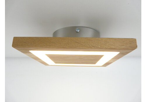  LED Deckenleuchte Holz Eiche  30 x 30 cm 
