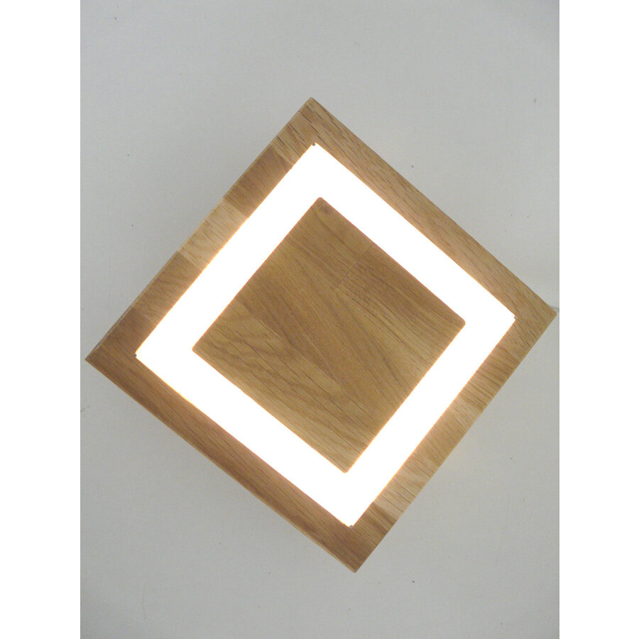 LED Deckenleuchte Holz Eiche  30 x 30 cm-3
