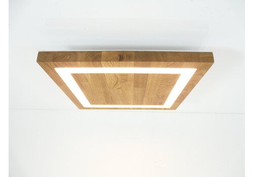  LED Deckenleuchte Holz Eiche geölt  40x 40 cm 