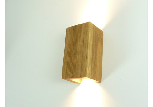  Led Wandleuchte Holz Eiche geölt 