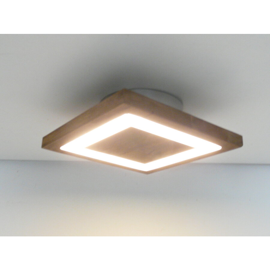 Deckenleuchte Holz Akazie LED  30 x 30 cm-2