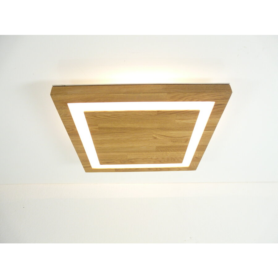 Deckenleuchte Holz Buche 40 x 40 cm   mit Oberlicht-2