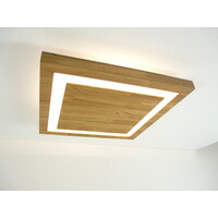 thumb-Deckenleuchte Holz Buche 40 x 40 cm   mit Oberlicht-5